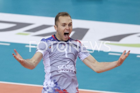  11.11.2018 RZESZOW <br />SIATKOWKA PLUS LIGA 2018/2019 MEN VOLLEYBALL POLAND POLISH PLUSLIGA LEAGUE SEASON 2018/2019 <br />MECZ ASSECO RESOVIA RZESZOW - ZAKSA KEDZIERZYN KOZLE<br />N/Z PAWEL ZATORSKI RADOSC EMOCJE SYLWETKA <br /> 