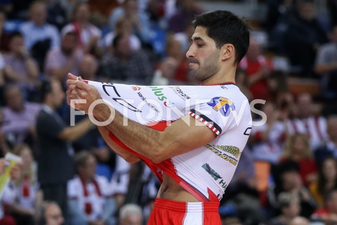  11.11.2018 RZESZOW <br />SIATKOWKA PLUS LIGA 2018/2019 MEN VOLLEYBALL POLAND POLISH PLUSLIGA LEAGUE SEASON 2018/2019 <br />MECZ ASSECO RESOVIA RZESZOW - ZAKSA KEDZIERZYN KOZLE<br />N/Z RAFAEL REDWITZ RADOSC EMOCJE SYLWETKA <br /> 