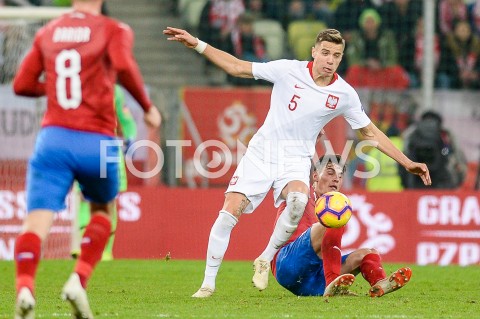  15.11.2018 GDANSK<br />
PILKA NOZNA - REPREZENTACJA<br />
MECZ TOWARZYSKI (International Friendly Match)<br />
POLSKA (Poland) - CZECHY (Czech Republic)<br />
N/Z JAN BEDNAREK<br />
 