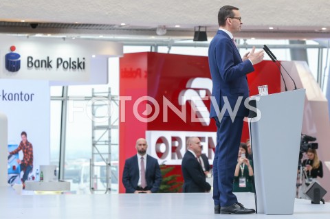  16.11.2018 JASIONKA G2A ARENA <br />KONGRES 590 <br />N/Z PREMIER MATEUSZ MORAWIECKI PKO BP BANK POLSKI LOGO ORLEN<br /> 