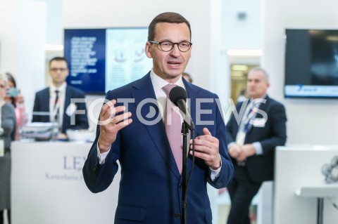  16.11.2018 JASIONKA G2A ARENA <br />KONGRES 590 <br />BRIEFING PRASOWY PREMIERA <br />N/Z PREMIER MATEUSZ MORAWIECKI <br /> 