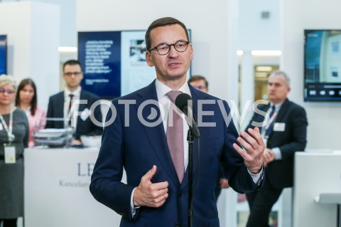  16.11.2018 JASIONKA G2A ARENA <br />KONGRES 590 <br />BRIEFING PRASOWY PREMIERA <br />N/Z PREMIER MATEUSZ MORAWIECKI <br /> 