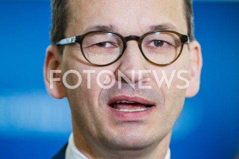  16.11.2018 JASIONKA G2A ARENA <br />KONGRES 590 <br />BRIEFING PRASOWY PREMIERA <br />N/Z PREMIER MATEUSZ MORAWIECKI <br /> 