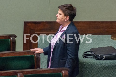  21.11.2018 WARSZAWA SEJM<br />POSIEDZENIE SEJMU<br />N/Z BEATA SZYDLO<br /> 