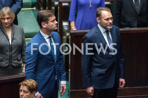  21.11.2018 WARSZAWA SEJM<br />POSIEDZENIE SEJMU<br />N/Z KAMIL BORTNICZUK GRZEGORZ LOREK<br /> 