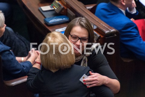  21.11.2018 WARSZAWA SEJM<br />POSIEDZENIE SEJMU<br />N/Z JAGNA MARCZULAJTIS WALCZAK<br /> 