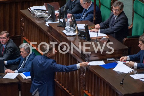  21.11.2018 WARSZAWA SEJM<br />POSIEDZENIE SEJMU<br />N/Z RYSZARD PETRU MAREK KUCHCINSKI<br /> 