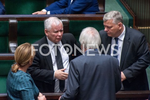 21.11.2018 WARSZAWA SEJM<br />POSIEDZENIE SEJMU<br />N/Z JAROSLAW KACZYNSKI MAREK SUSKI<br /> 