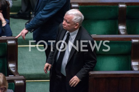  21.11.2018 WARSZAWA SEJM<br />POSIEDZENIE SEJMU<br />N/Z JAROSLAW KACZYNSKI<br /> 