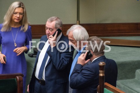  21.11.2018 WARSZAWA SEJM<br />POSIEDZENIE SEJMU<br />N/Z MALGORZATA WASSERMANN HENRYK KOWALCZYK RYSZARD TERLECKI<br /> 