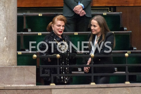  21.11.2018 WARSZAWA SEJM<br />POSIEDZENIE SEJMU<br />N/Z GEORGETTE MOSBACHER AMBASADOR USA W POLSCE<br /> 