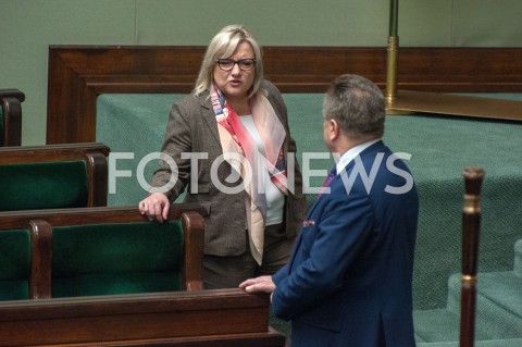  23.11.2018 WARSZAWA SEJM<br />POSIEDZENIE SEJMU<br />N/Z BEATA KEMPA JAROSLAW ZIELINSKI<br /> 