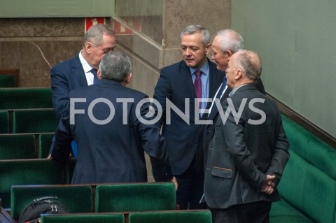  23.11.2018 WARSZAWA SEJM<br />POSIEDZENIE SEJMU<br />N/Z MAREK ZAGORSKI HENRYK KOWALCZYK KRZYSZTOF TCHORZEWSKI<br /> 