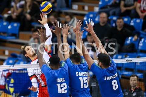  26.11.2018 RZESZOW<br />
SIATKOWKA MEZCZYZN<br />
KLUBOWE MISTRZOSTWA SWIATA 2018<br />
MENS CLUB VOLLEYBALL CHAMPIONSHIP POLAND 2018 <br />
MECZ ASSECO RESOVIA - SADA CRUZEIRO<br />
N/Z THIBAULT ROSSARD <br />
 