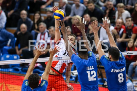  26.11.2018 RZESZOW<br />
SIATKOWKA MEZCZYZN<br />
KLUBOWE MISTRZOSTWA SWIATA 2018<br />
MENS CLUB VOLLEYBALL CHAMPIONSHIP POLAND 2018 <br />
MECZ ASSECO RESOVIA - SADA CRUZEIRO<br />
N/Z MATEUSZ MIKA <br />
 