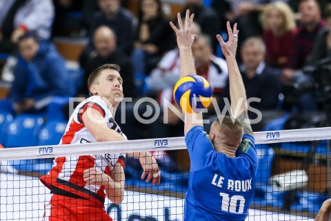  26.11.2018 RZESZOW<br />
SIATKOWKA MEZCZYZN<br />
KLUBOWE MISTRZOSTWA SWIATA 2018<br />
MENS CLUB VOLLEYBALL CHAMPIONSHIP POLAND 2018 <br />
MECZ ASSECO RESOVIA - SADA CRUZEIRO<br />
N/Z DAVID SMITH <br />
 