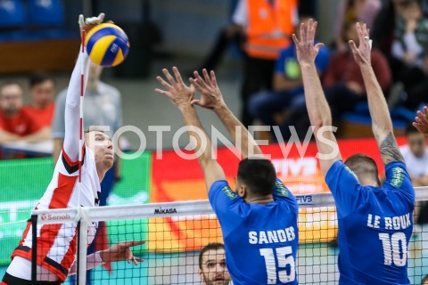  26.11.2018 RZESZOW<br />
SIATKOWKA MEZCZYZN<br />
KLUBOWE MISTRZOSTWA SWIATA 2018<br />
MENS CLUB VOLLEYBALL CHAMPIONSHIP POLAND 2018 <br />
MECZ ASSECO RESOVIA - SADA CRUZEIRO<br />
N/Z DAMIAN SCHULZ <br />
 