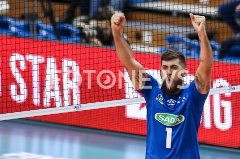  26.11.2018 RZESZOW<br />
SIATKOWKA MEZCZYZN<br />
KLUBOWE MISTRZOSTWA SWIATA 2018<br />
MENS CLUB VOLLEYBALL CHAMPIONSHIP POLAND 2018 <br />
MECZ ASSECO RESOVIA - SADA CRUZEIRO<br />
N/Z LUAN JOSE WEBER RADOSC EMOCJE SYLWETKA <br />
 