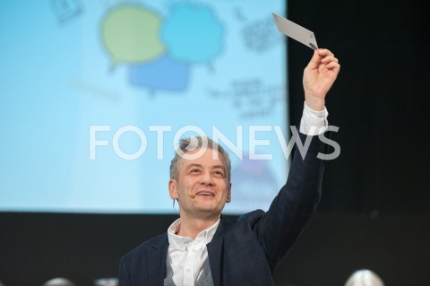  29.11.2018 WARSZAWA<br />BURZA MOZGOW Z ROBERTEM BIEDRONIEM<br />N/Z ROBERT BIEDRON<br /> 