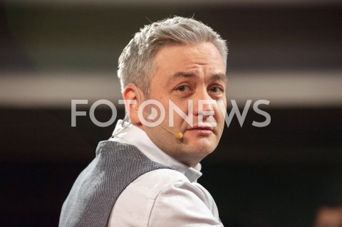  29.11.2018 WARSZAWA<br />BURZA MOZGOW Z ROBERTEM BIEDRONIEM<br />N/Z ROBERT BIEDRON<br /> 