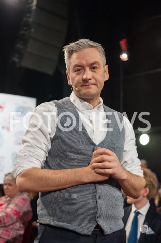  29.11.2018 WARSZAWA<br />BURZA MOZGOW Z ROBERTEM BIEDRONIEM<br />N/Z ROBERT BIEDRON<br /> 