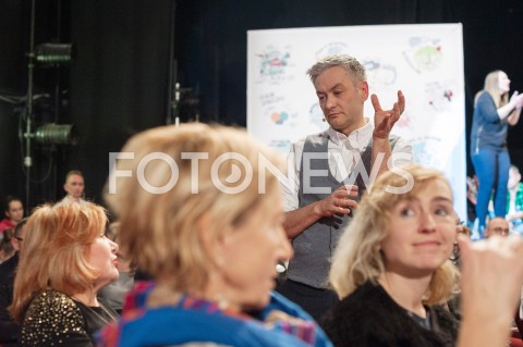  29.11.2018 WARSZAWA<br />BURZA MOZGOW Z ROBERTEM BIEDRONIEM<br />N/Z ROBERT BIEDRON<br /> 