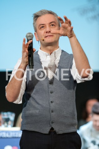  29.11.2018 WARSZAWA<br />BURZA MOZGOW Z ROBERTEM BIEDRONIEM<br />N/Z ROBERT BIEDRON<br /> 