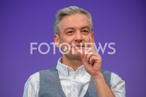  29.11.2018 WARSZAWA<br />BURZA MOZGOW Z ROBERTEM BIEDRONIEM<br />N/Z ROBERT BIEDRON<br /> 