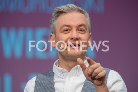  29.11.2018 WARSZAWA<br />BURZA MOZGOW Z ROBERTEM BIEDRONIEM<br />N/Z ROBERT BIEDRON<br /> 