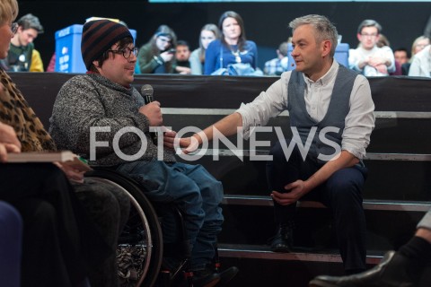  29.11.2018 WARSZAWA<br />BURZA MOZGOW Z ROBERTEM BIEDRONIEM<br />N/Z ROBERT BIEDRON<br /> 