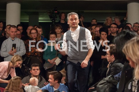  29.11.2018 WARSZAWA<br />BURZA MOZGOW Z ROBERTEM BIEDRONIEM<br />N/Z ROBERT BIEDRON<br /> 