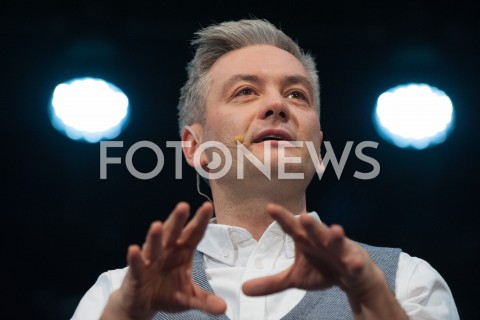  29.11.2018 WARSZAWA<br />BURZA MOZGOW Z ROBERTEM BIEDRONIEM<br />N/Z ROBERT BIEDRON<br /> 