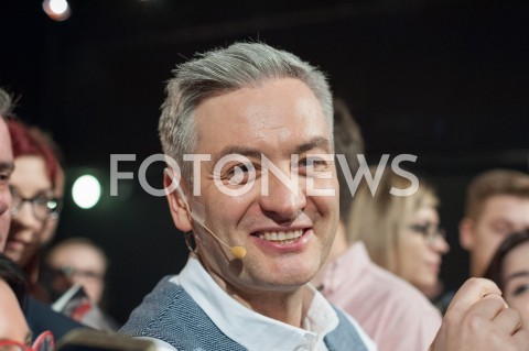  29.11.2018 WARSZAWA<br />BURZA MOZGOW Z ROBERTEM BIEDRONIEM<br />N/Z ROBERT BIEDRON<br /> 