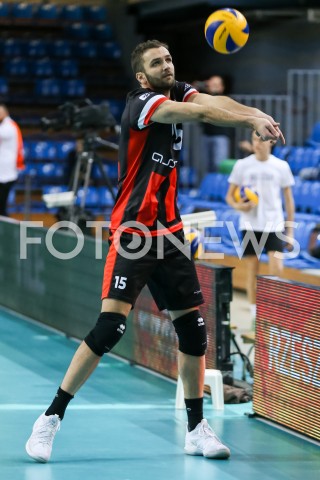  29.11.2018 RZESZOW<br />
SIATKOWKA MEZCZYZN<br />
KLUBOWE MISTRZOSTWA SWIATA 2018<br />
MENS CLUB VOLLEYBALL CHAMPIONSHIP POLAND 2018 <br />
MECZ ASSECO RESOVIA - TRENTINO VOLLEY <br />
N/Z MATEUSZ MIKA SYLWETKA <br />
 