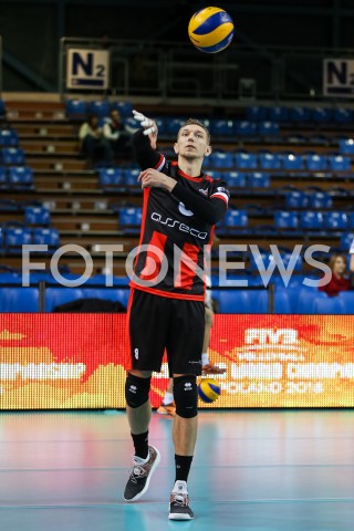  29.11.2018 RZESZOW<br />
SIATKOWKA MEZCZYZN<br />
KLUBOWE MISTRZOSTWA SWIATA 2018<br />
MENS CLUB VOLLEYBALL CHAMPIONSHIP POLAND 2018 <br />
MECZ ASSECO RESOVIA - TRENTINO VOLLEY <br />
N/Z DAMIAN SCHULZ SYLWETKA <br />
 