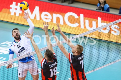  29.11.2018 RZESZOW<br />
SIATKOWKA MEZCZYZN<br />
KLUBOWE MISTRZOSTWA SWIATA 2018<br />
MENS CLUB VOLLEYBALL CHAMPIONSHIP POLAND 2018 <br />
MECZ ASSECO RESOVIA - TRENTINO VOLLEY <br />
N/Z UROS KOVACEVIC <br />
 