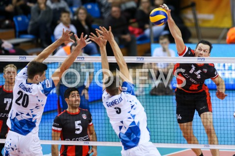  29.11.2018 RZESZOW<br />
SIATKOWKA MEZCZYZN<br />
KLUBOWE MISTRZOSTWA SWIATA 2018<br />
MENS CLUB VOLLEYBALL CHAMPIONSHIP POLAND 2018 <br />
MECZ ASSECO RESOVIA - TRENTINO VOLLEY <br />
N/Z RAFAL BUSZEK <br />
 