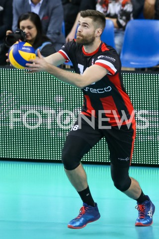  29.11.2018 RZESZOW<br />
SIATKOWKA MEZCZYZN<br />
KLUBOWE MISTRZOSTWA SWIATA 2018<br />
MENS CLUB VOLLEYBALL CHAMPIONSHIP POLAND 2018 <br />
MECZ ASSECO RESOVIA - TRENTINO VOLLEY <br />
N/Z DAWID DRYJA SYLWETKA <br />
 