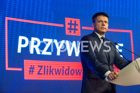  09.12.2018 WARSZAWA<br />KONWENCJA PARTII TERAZ!<br />N/Z RYSZARD PETRU<br /> 