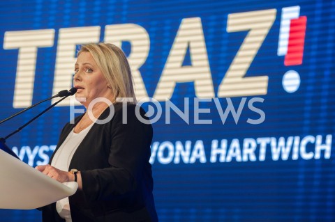  09.12.2018 WARSZAWA<br />KONWENCJA PARTII TERAZ!<br />N/Z IWONA HARTWICH<br /> 