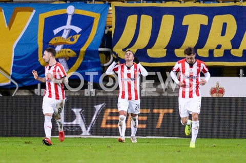  10.12.2018 GDYNIA<br />
PILKA NOZNA - EKSTRAKLASA SEZON 2018/2019<br />
MECZ ARKA GDYNIA - CRACOVIA<br />
N/Z CRACOVIA AIRAM CABRERA RADOSC BRAMKA GOL NA 0:1<br />
 