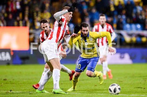  10.12.2018 GDYNIA<br />
PILKA NOZNA - EKSTRAKLASA SEZON 2018/2019<br />
MECZ ARKA GDYNIA - CRACOVIA<br />
N/Z LUKA ZARANDIA<br />
 