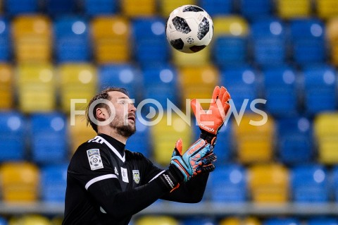  10.12.2018 GDYNIA<br />
PILKA NOZNA - EKSTRAKLASA SEZON 2018/2019<br />
MECZ ARKA GDYNIA - CRACOVIA<br />
N/Z PAVELS STEINBORS PORTRET<br />
 