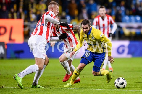  10.12.2018 GDYNIA<br />
PILKA NOZNA - EKSTRAKLASA SEZON 2018/2019<br />
MECZ ARKA GDYNIA - CRACOVIA<br />
N/Z OLEKSII DYTIATIEV LUKA ZARANDIA<br />
 