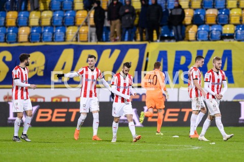  10.12.2018 GDYNIA<br />
PILKA NOZNA - EKSTRAKLASA SEZON 2018/2019<br />
MECZ ARKA GDYNIA - CRACOVIA<br />
N/Z CRACOVIA JAVIER HERNANDEZ MILAN DIMUN MATEUSZ WDOWIAK NIKO DATKOVIC MICHAL SIPLAK<br />
 