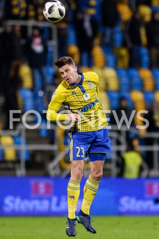  10.12.2018 GDYNIA<br />
PILKA NOZNA - EKSTRAKLASA SEZON 2018/2019<br />
MECZ ARKA GDYNIA - CRACOVIA<br />
N/Z LUKA MARIC SYLWETKA<br />
 