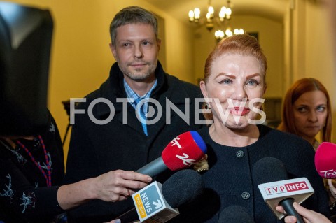  11.12.2018 WARSZAWA SEJM<br />SPOTKANIE AMBASADOR STANOW ZJEDNOCZONYCH W POLSCE Z LIDEREM PARTII OPOZYCYJNEJ<br />N/Z GEORGETTE MOSBACHER<br /> 