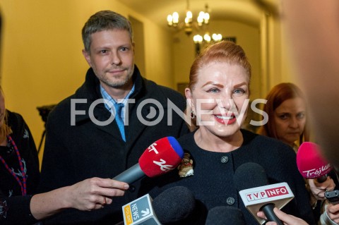  11.12.2018 WARSZAWA SEJM<br />SPOTKANIE AMBASADOR STANOW ZJEDNOCZONYCH W POLSCE Z LIDEREM PARTII OPOZYCYJNEJ<br />N/Z GEORGETTE MOSBACHER<br /> 