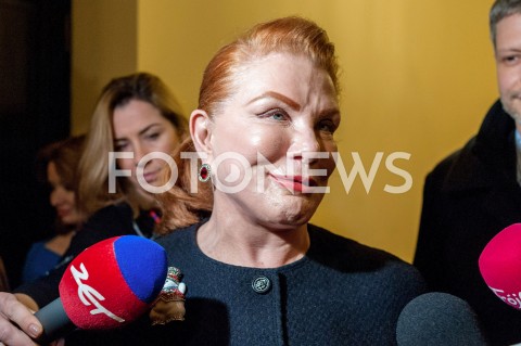  11.12.2018 WARSZAWA SEJM<br />SPOTKANIE AMBASADOR STANOW ZJEDNOCZONYCH W POLSCE Z LIDEREM PARTII OPOZYCYJNEJ<br />N/Z GEORGETTE MOSBACHER<br /> 