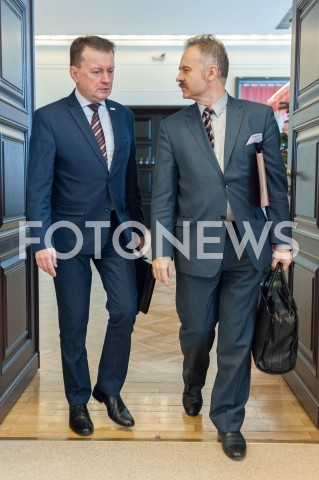  11.12.2018 WARSZAWA<br />POSIEDZENIE RADY MINISTROW<br />N/Z MARIUSZ BLASZCZAK WALDEMAR PARUCH<br /> 